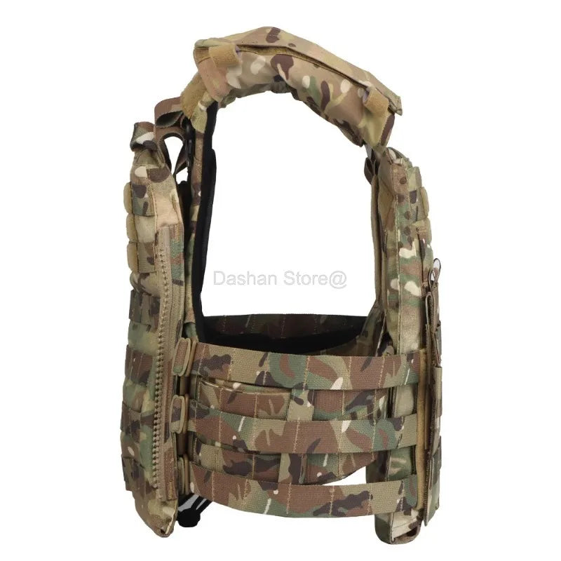 Gilet Tactique AVS MBAV Plate Carrier – Gilet Modulaire Adaptatif à Libération Rapide, Confortable, avec Système MOLLE – Airsoft, Entraînement, Chasse et Combat BLACKBEARD OUTDOOR INDUSTRIES