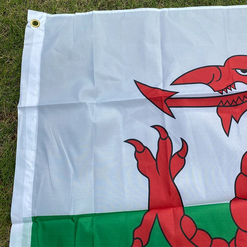 Drapeau du Pays de Galles (Wales) – 90x150 cm – Polyester – Drapeau du Dragon Rouge BLACKBEARD OUTDOOR INDUSTRIES