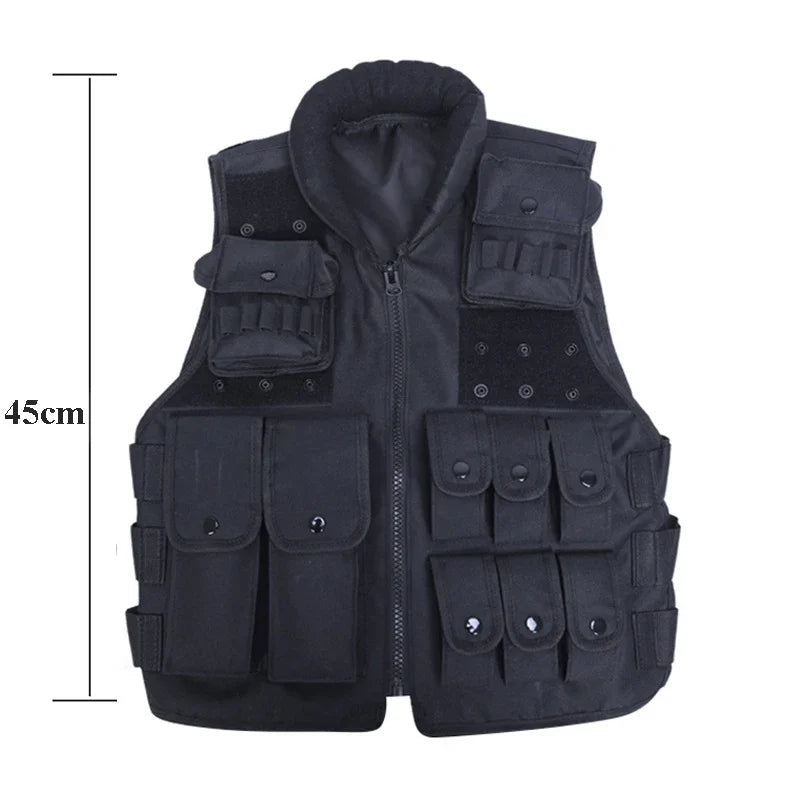 Gilet Tactique d’Intervention Type SWAT / SAS – Modèle Adulte & Enfant Ma boutique
