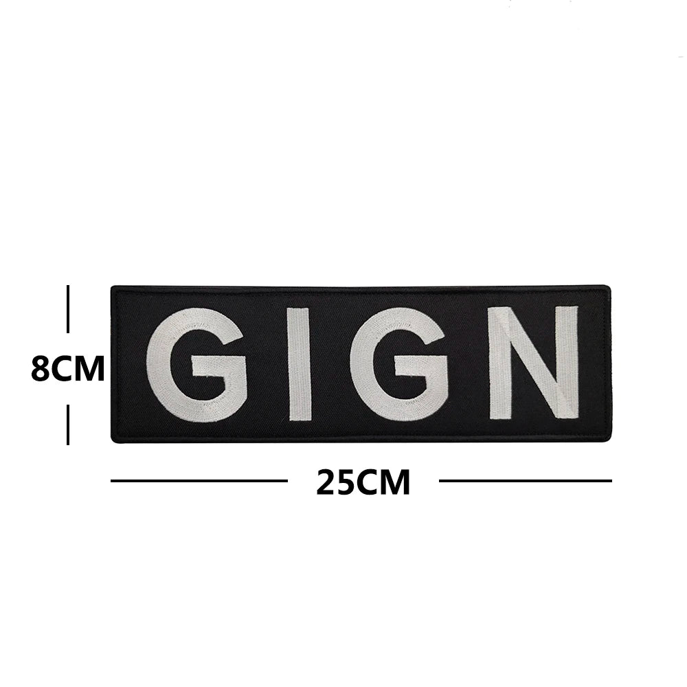 Patch Tactique France GIGN Infrared – Brodé avec Drapeau et Effet Réfléchissant IR - BLACKBEARD OUTDOOR INDUSTRIES