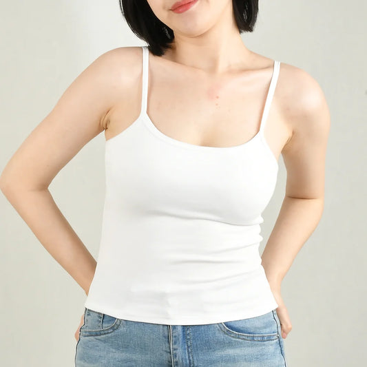 Débardeur Femme à Bretelles Fines avec Coques | Camisole Rembourrée Été – Sport & Casual | S-XL - BLACKBEARD OUTDOOR INDUSTRIES