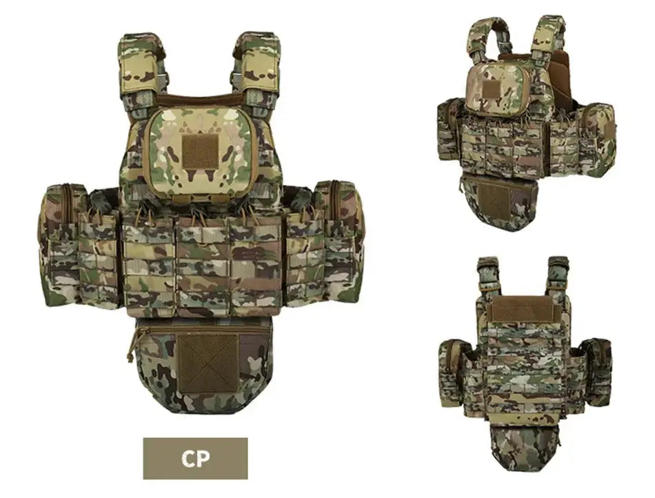 YAKEDA Plate Carrier Tactique – Gilet Modulaire avec Poches Incluses Ma boutique