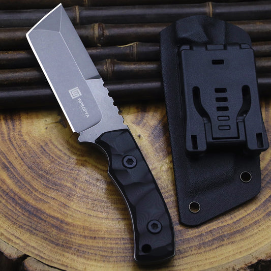 Couteau Outdoor Multi-Usage WPKOPYA USA – Lame 440C Full Tang + Étui K - BLACKBEARD OUTDOOR INDUSTRIES