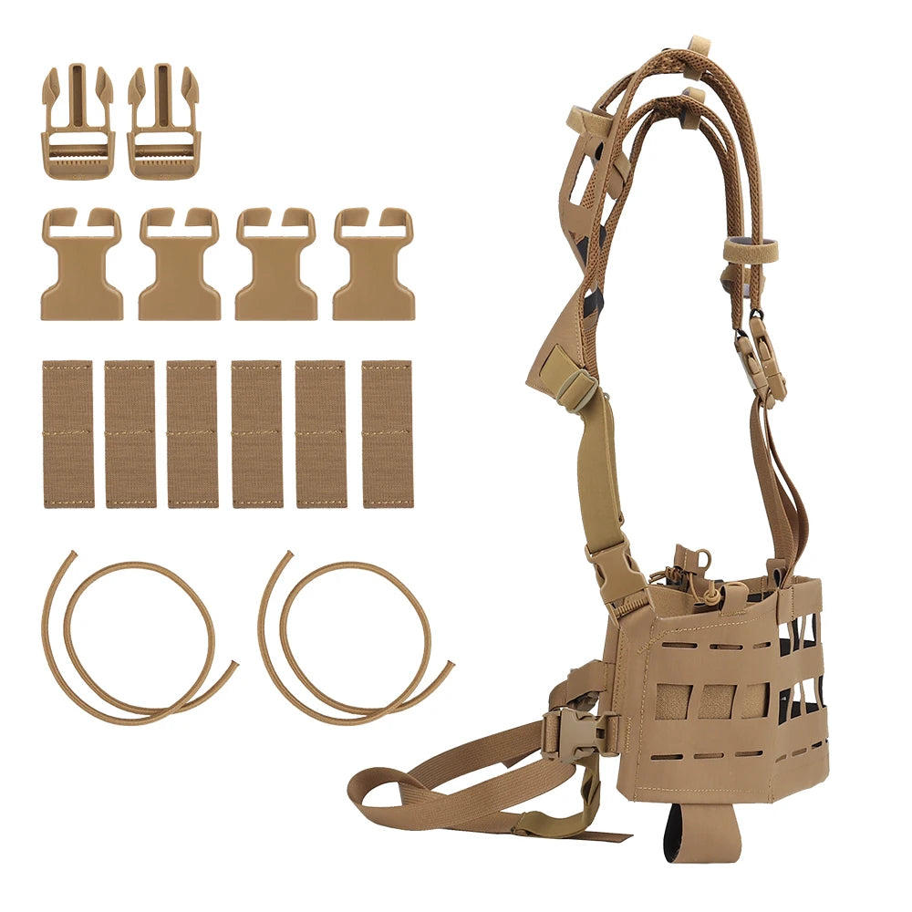 Gilet Tactique SPC - Chest Rig Léger avec Système Molle, Multi-fonction, Convertible, Plateforme de Transport de Charge pour Chasse et Activités Tactiques - BLACKBEARD OUTDOOR INDUSTRIES