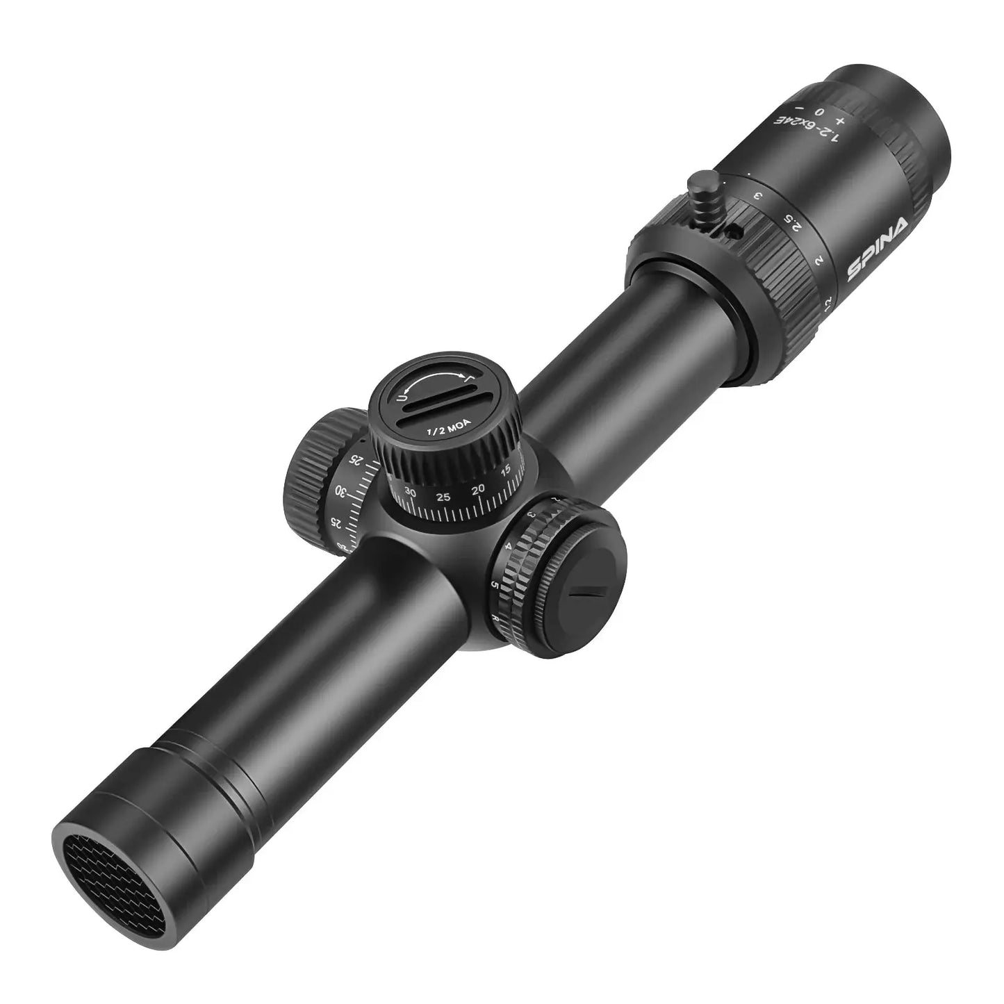 SPINA OPTICS WolfChase LPVO 1.2-6x24 FFP/SFP - Lunette de Tir pour Fusil, Viseur à Point Rouge, Optique de Chasse et CQB Ma boutique