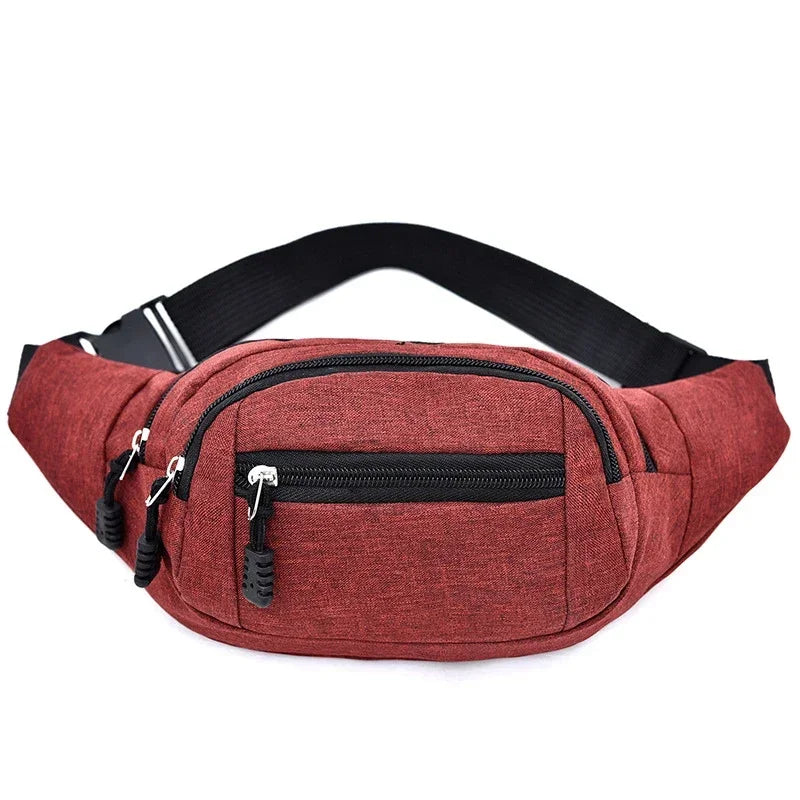 Sac Banane Homme Étanche – Style Coréen, Toile Oxford, Multi-usage - BLACKBEARD OUTDOOR INDUSTRIES