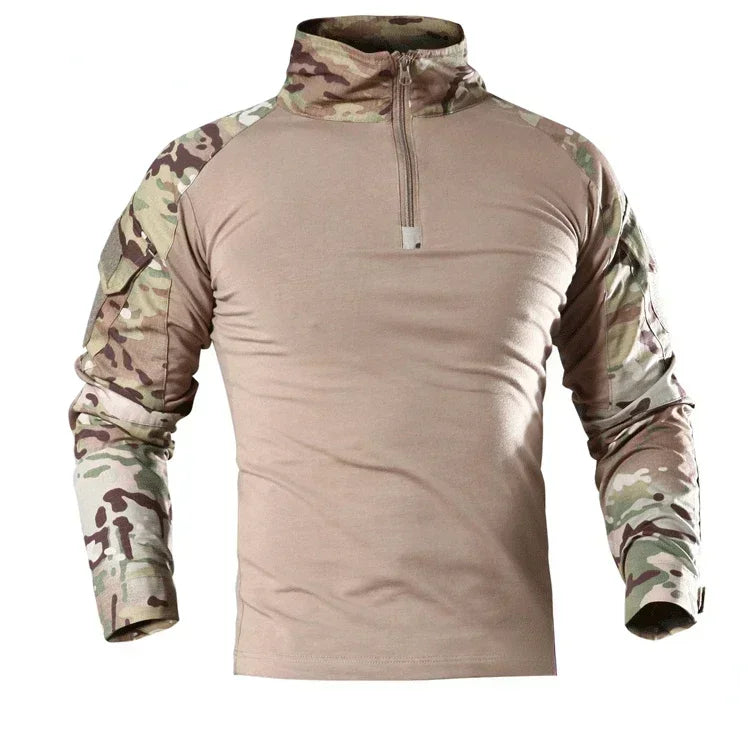 🪖 Chemise de Combat Camouflage Homme – TOMITANY Airsoft | Paintball | Randonnée | Tactique | Manches longues - BLACKBEARD OUTDOOR INDUSTRIES
