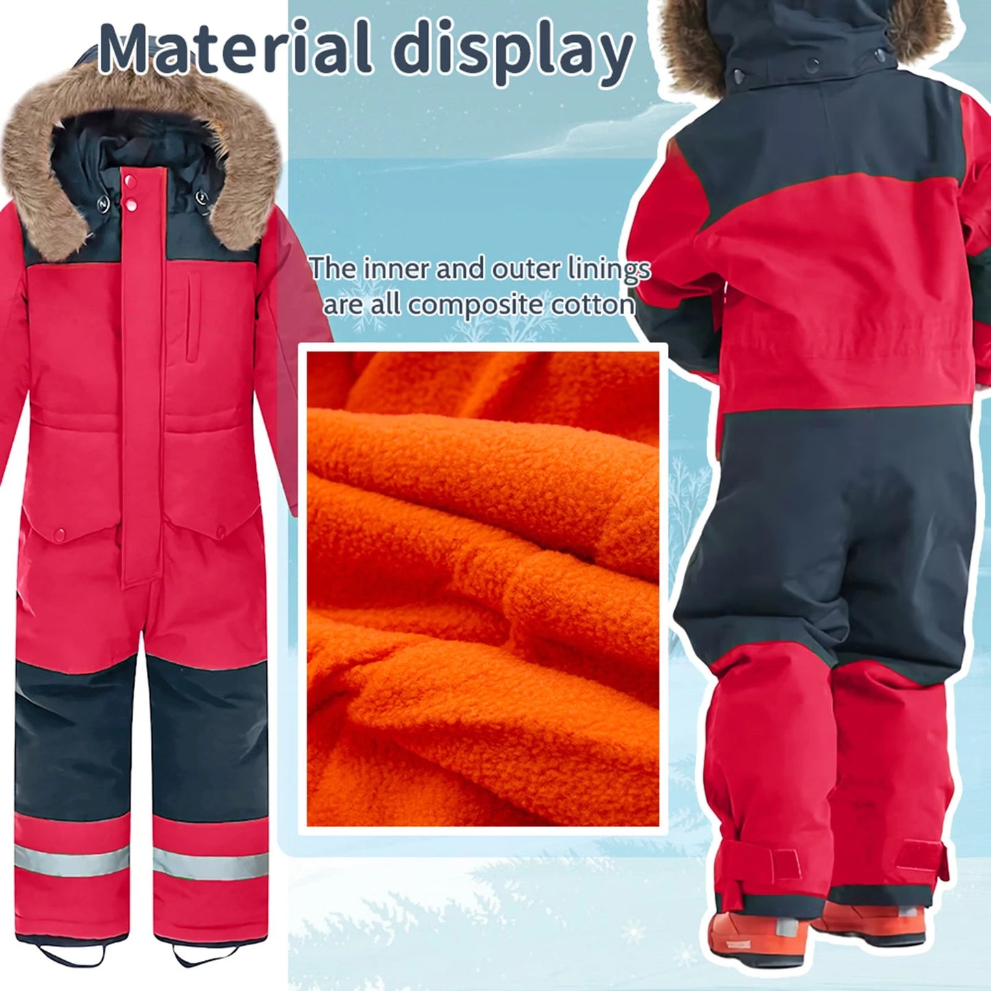 combinaison de ski pour enfants unisexe Ma boutique