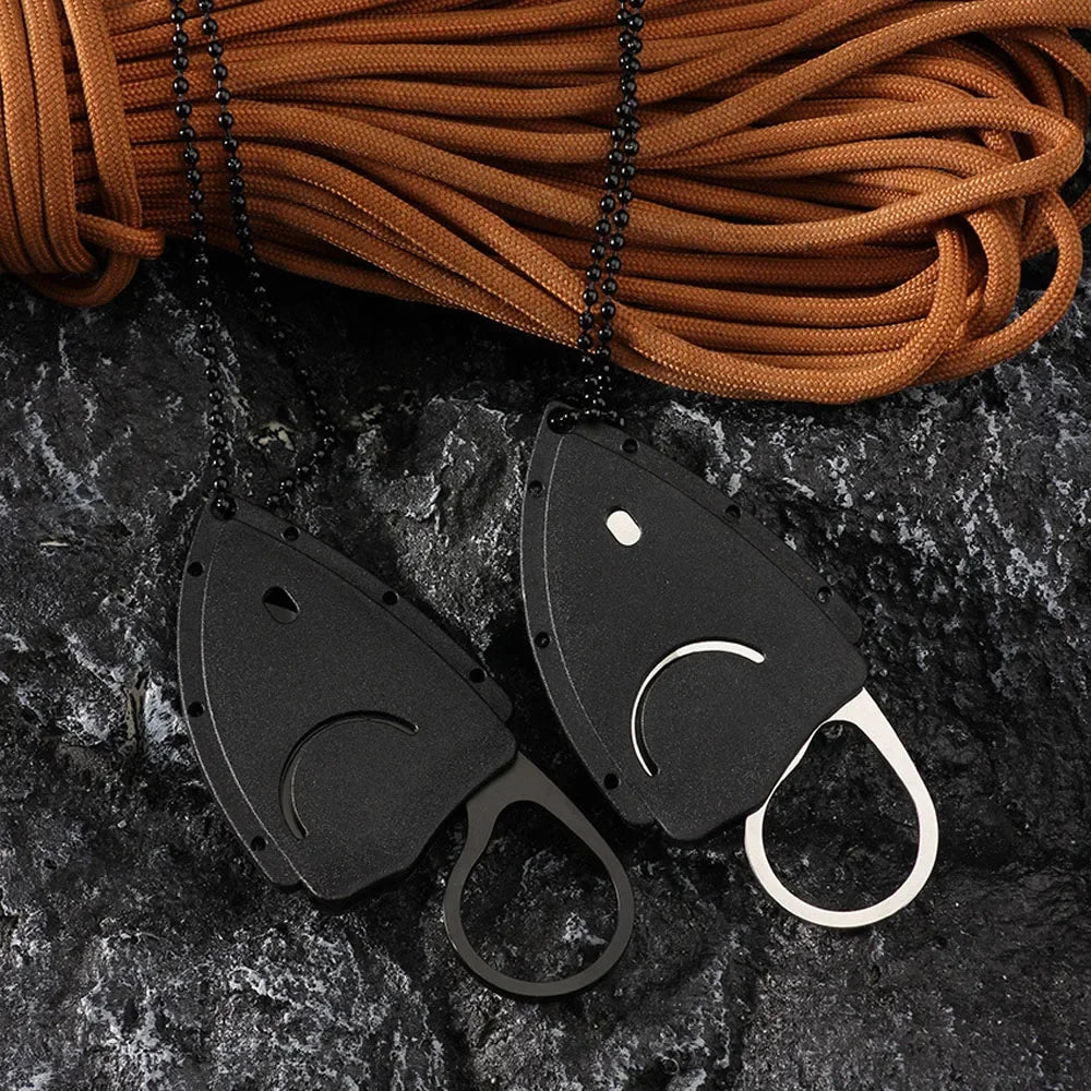 Couteau de Poche Miniature en Acier Inoxydable EDC – Outil Portable Multifonction pour Défense Personnelle, Camping et Survie - BLACKBEARD OUTDOOR INDUSTRIES