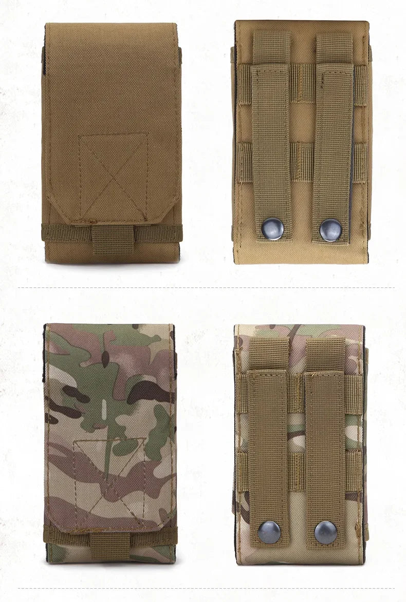 Poche Tactique Outdoor – Support Téléphone Camouflage pour Ceinture – Étui Étanche en Nylon 600D pour Sports, Chasse et Activités Extérieures - BLACKBEARD OUTDOOR INDUSTRIES