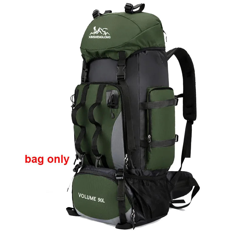 Sac à Dos de Randonnée Imperméable 90L – Sac de Voyage et de Camping avec Grande Capacité, Idéal pour Trekking et Aventures Extérieures - BLACKBEARD OUTDOOR INDUSTRIES