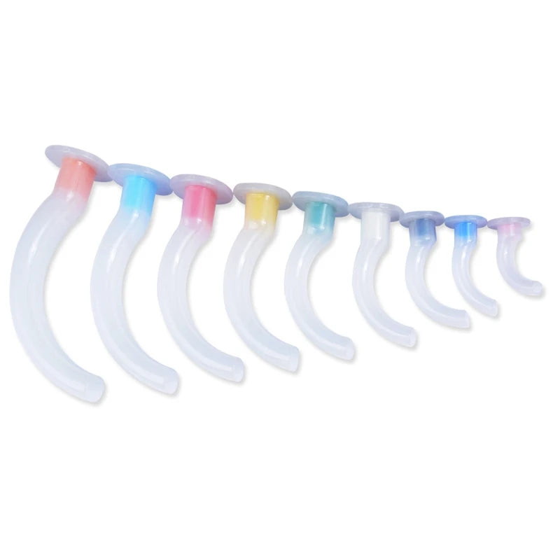 9 Pièces Tube Respiratoire Jetable Guedel - Code Couleur Oral, Airway Tube Premier Secours - BLACKBEARD OUTDOOR INDUSTRIES