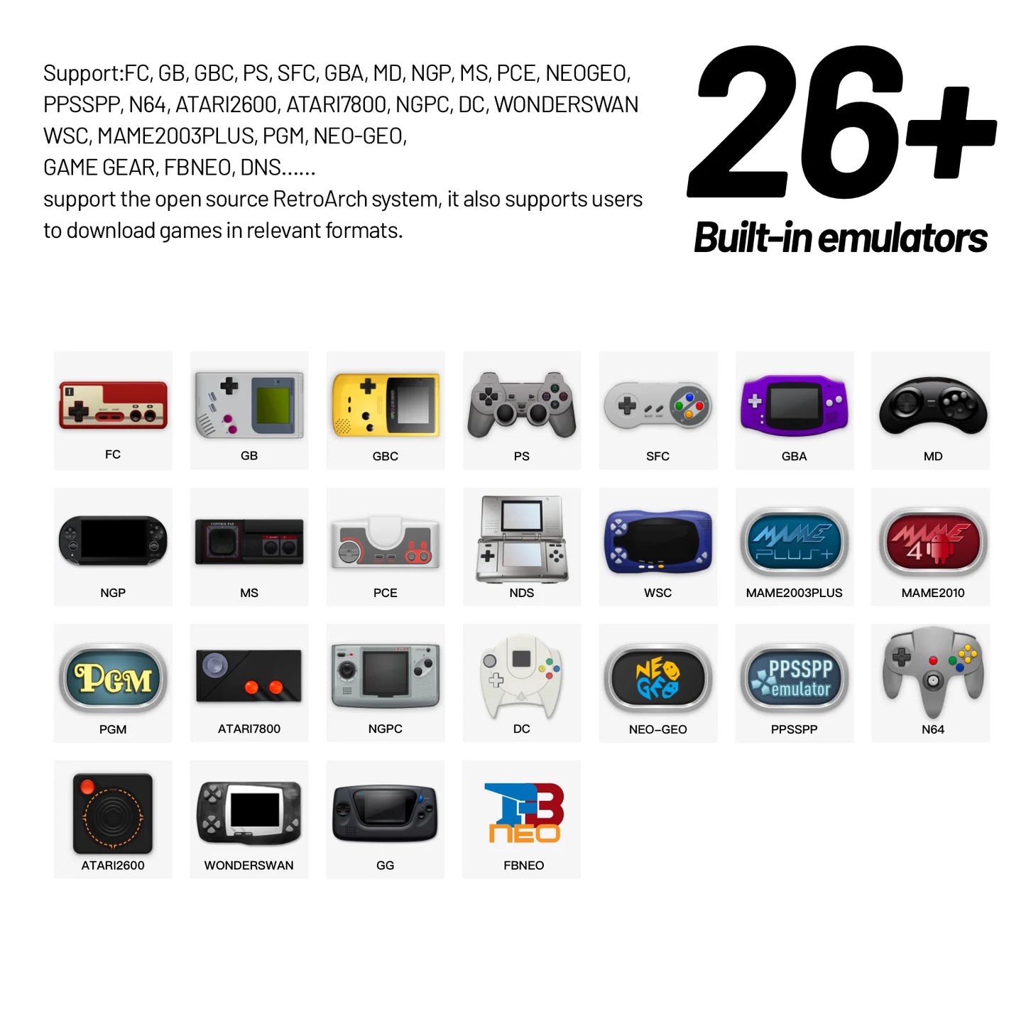 Trimui Smart Pro – Console de Jeu Portable Rétro - BLACKBEARD OUTDOOR INDUSTRIES