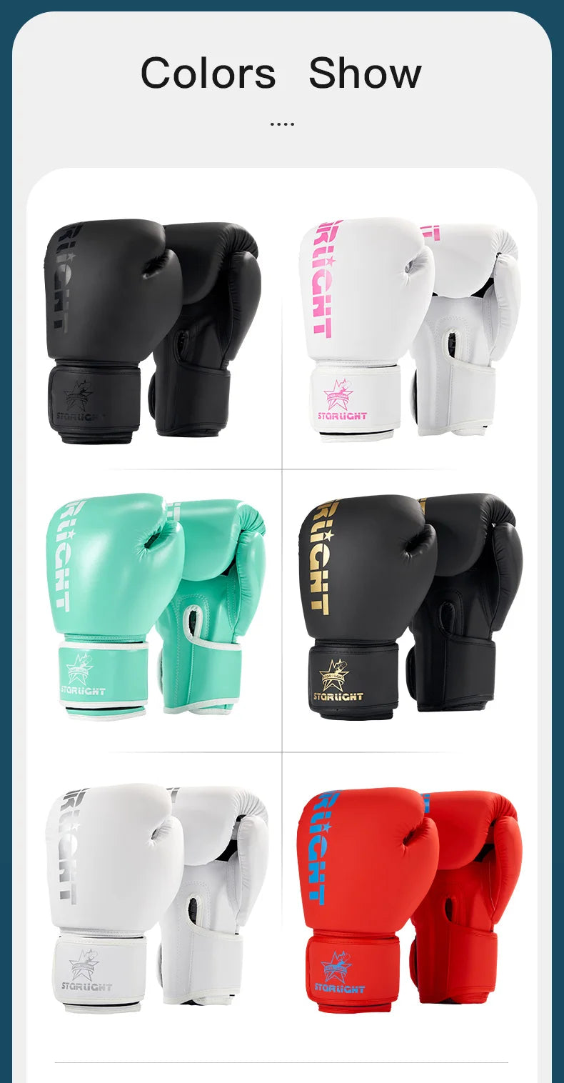 Gants de Boxe Professionnels 10/12/14/16 oz – Gants de Combat Muay Thai, MMA, Entraînement pour Hommes et Femmes - BLACKBEARD OUTDOOR INDUSTRIES