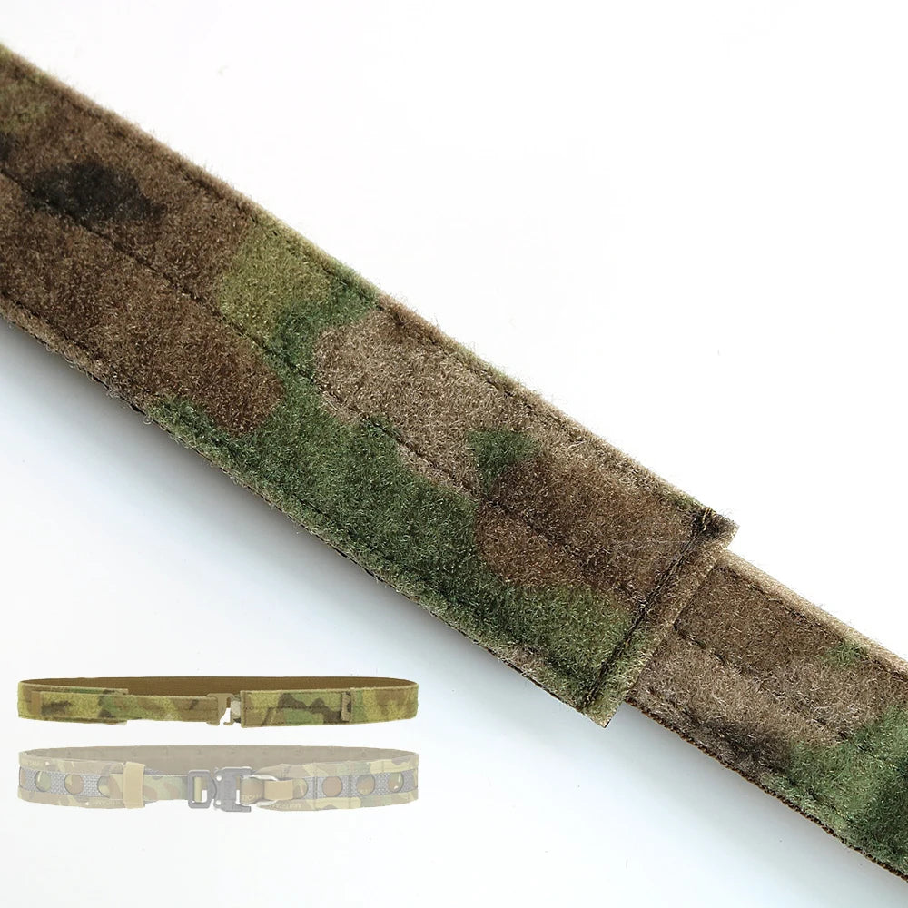 Ceinture Tactique Ferro Style Bison avec Boucle Métallique à Détachement Rapide - Ceinture Légère en Nylon 1000D pour Paintball et Chasse BLACKBEARD OUTDOOR INDUSTRIES