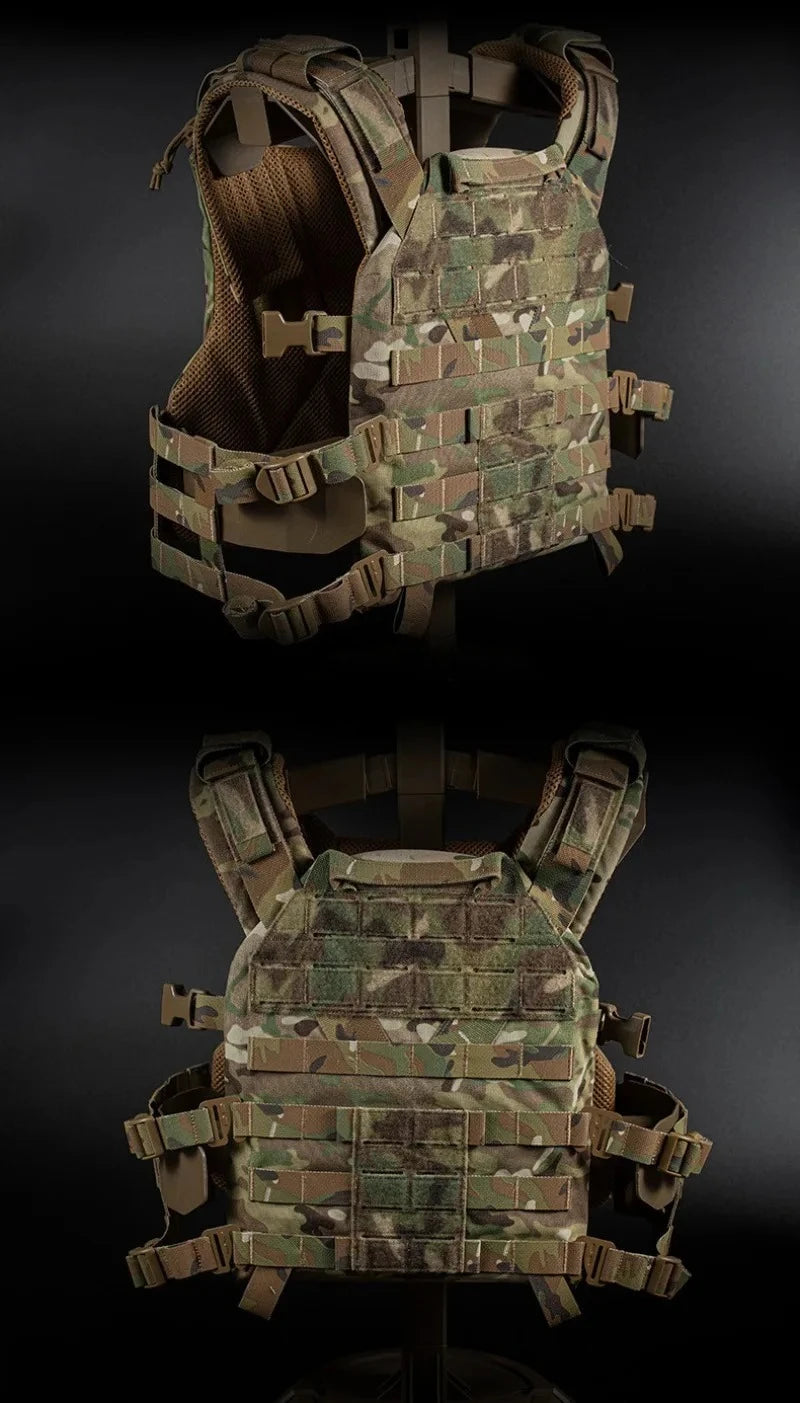 Gilet Tactique MOLLE K19 3.0 – Porte-Plates pour Chasse, Airsoft et Combat avec Système de Libération Rapide et Ceinture Ajustable – Armure de Corps - BLACKBEARD OUTDOOR INDUSTRIES