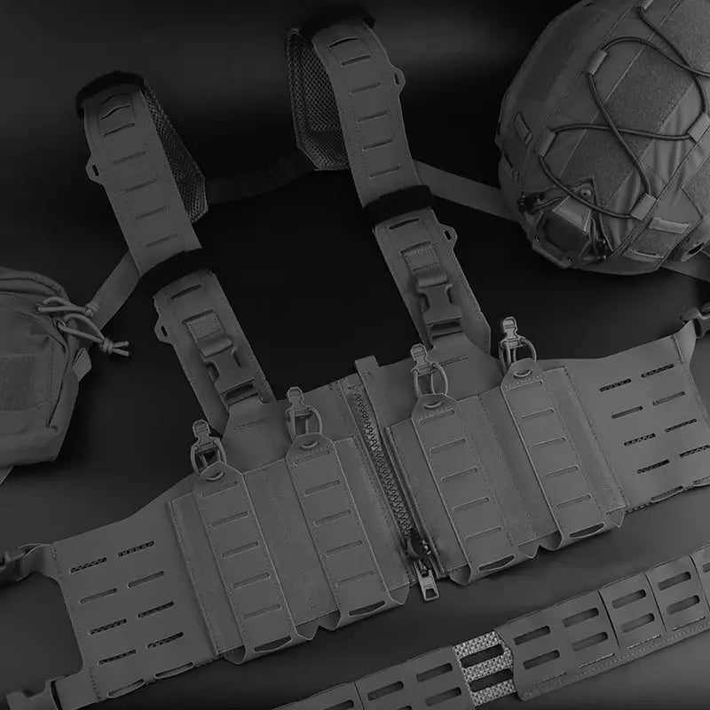 Chest Rig Tactique SF Léger – Libération Rapide avec Système MOLLE Ma boutique
