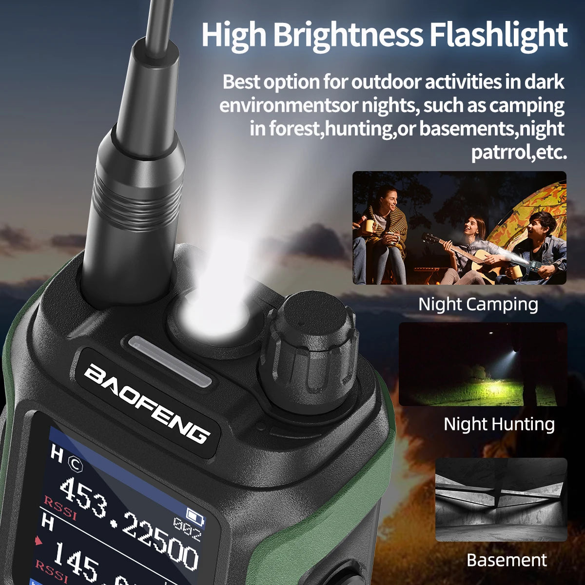 Lot de 2 Talkie-Walkies Baofeng UV-21 Pro V2 – Multi-bande, 999 Canaux, USB-C, Écran Couleur - BLACKBEARD OUTDOOR INDUSTRIES