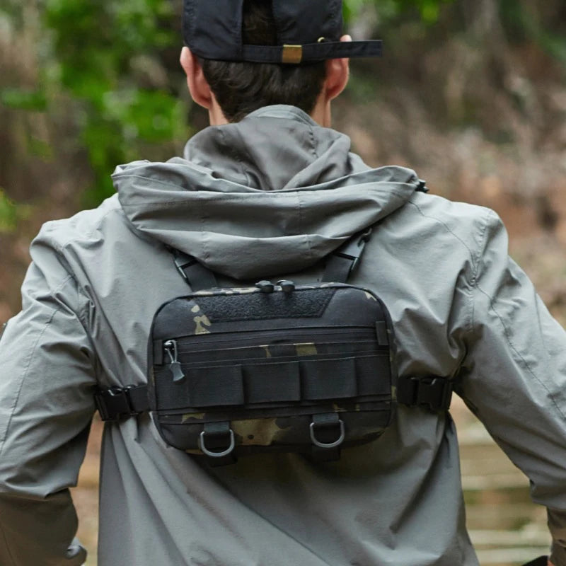 Sac Poitrine Tactique Homme – Sac à Dos Étanche Molle en Nylon pour Pêche, Randonnée et Camping - BLACKBEARD OUTDOOR INDUSTRIES