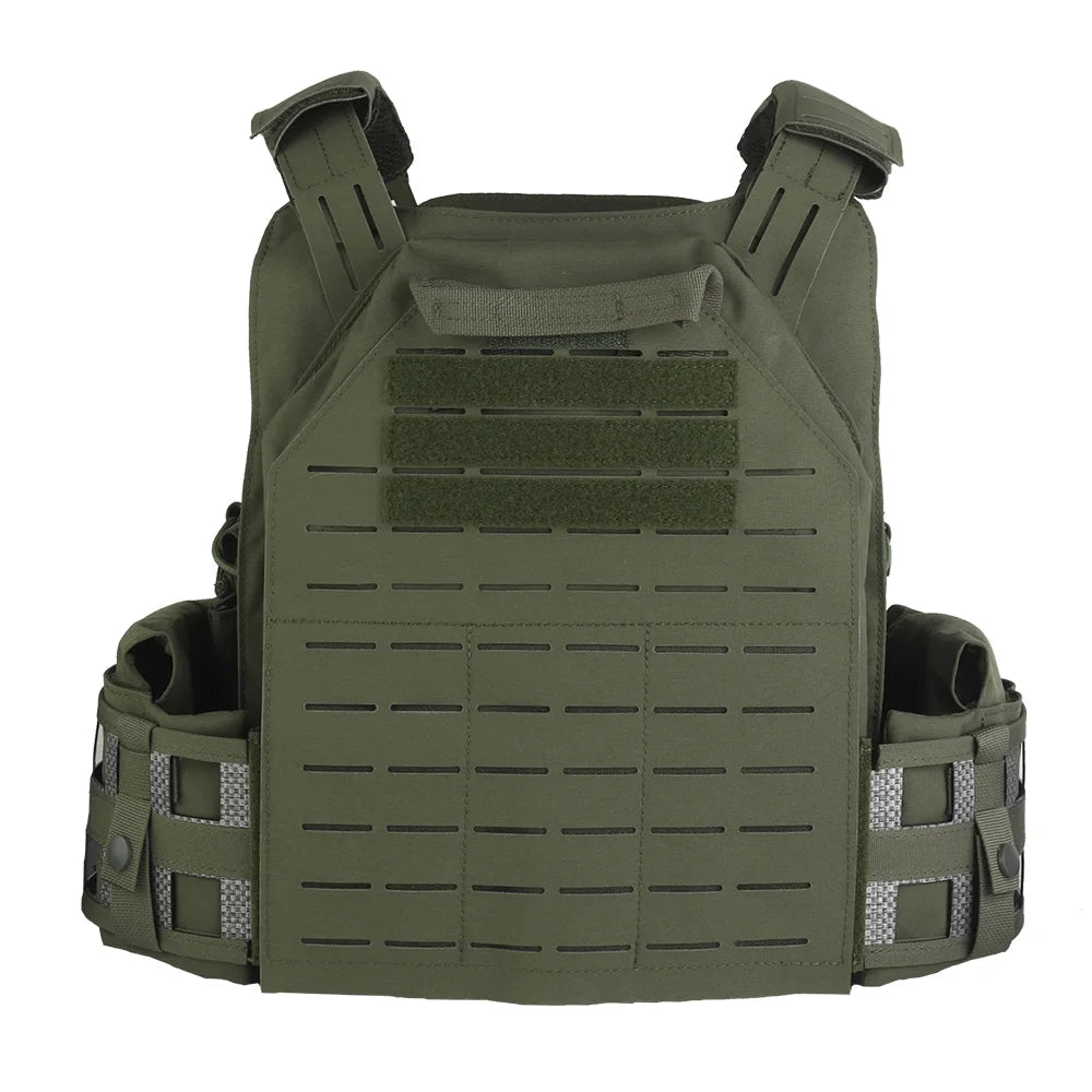 Gilet Porte-Plat Nylon LG4 Multifonction avec Plaque Frontale Remplaçable – Système MOLLE, Gilet de Combat pour Chasse et Entraînement BLACKBEARD OUTDOOR INDUSTRIES
