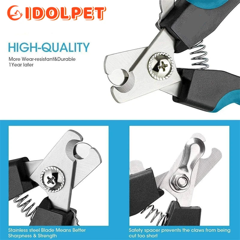 Coupe-Griffes Professionnel pour Chiens et Chats – Acier Inoxydable avec Butée de Sécurité Ma boutique