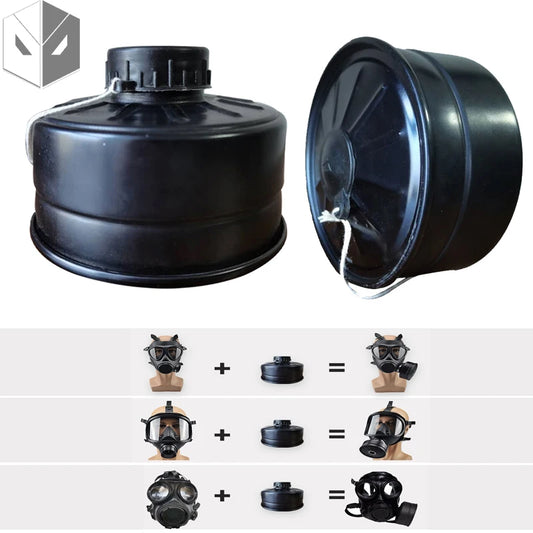 Cartouche Filtrante Multi-Gaz 40 mm – Protection Contre Gaz Organiques, Ammoniac, Gaz Acides - BLACKBEARD OUTDOOR INDUSTRIES