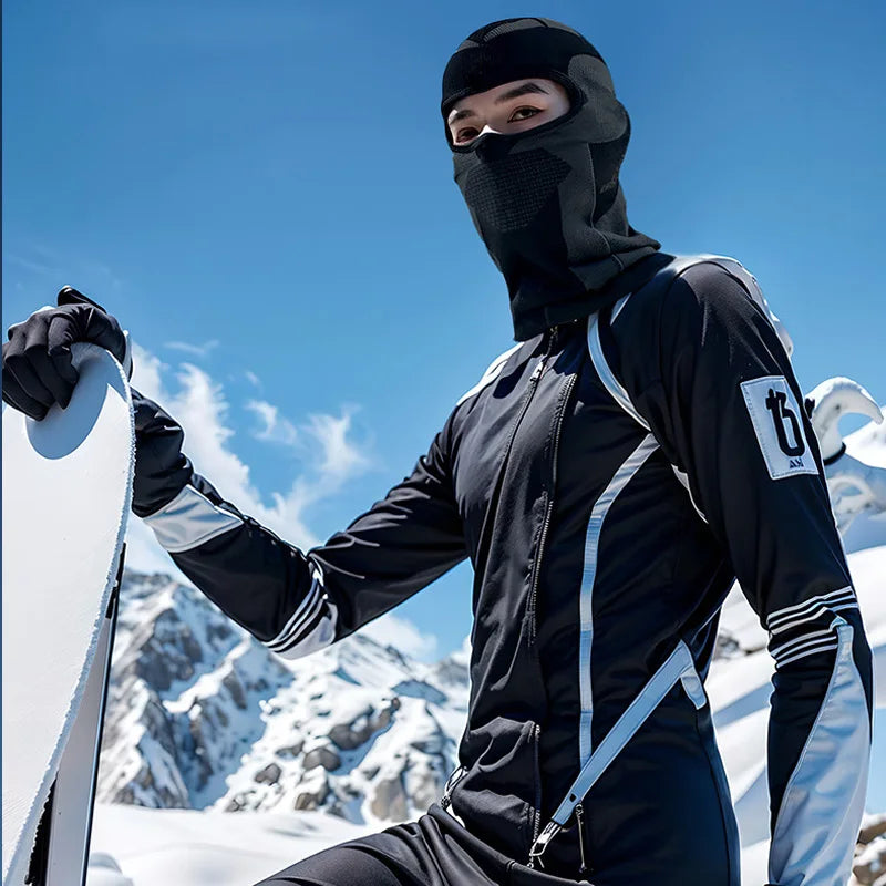 Cache-cou Thermique Unisexe – Masque Balaclava Complet pour Ski, Vélo, Chasse, Activités Outdoor, Protection Tête et Cou contre le Froid et le Vent - BLACKBEARD OUTDOOR INDUSTRIES