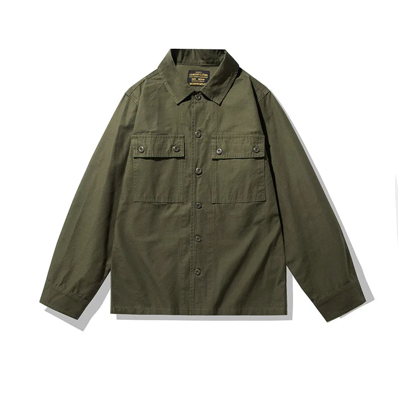 Chemise Camouflage Homme – Style Rayures Tigre | Manches Longues | Multi-poches | Casual & Workwear - BLACKBEARD OUTDOOR INDUSTRIES