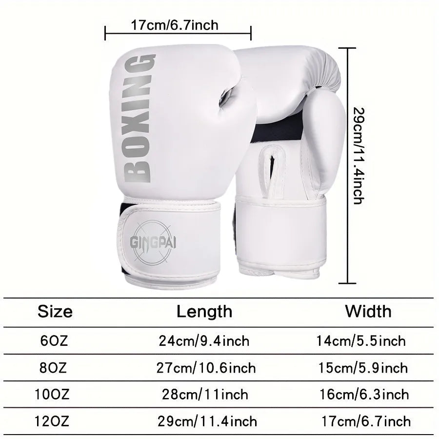 Gants de Boxe Professionnels GINGPAI SPORT – Gants de Combat Sanda, Muay Thai, MMA – Unisex, Adultes et Enfants, Entraînement, Sac de Sable et Combat - BLACKBEARD OUTDOOR INDUSTRIES