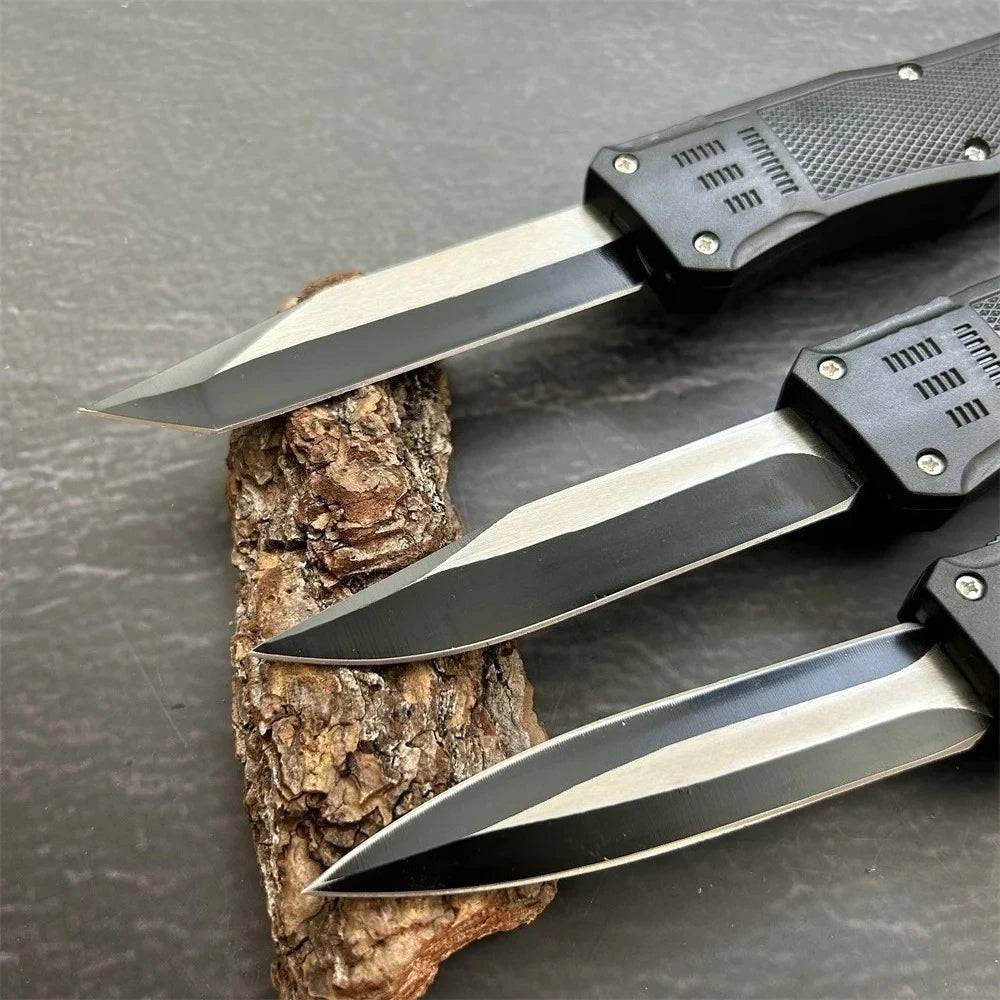 Couteau de Poche Tactique OTF – Lame 440C, Manche ABS – EDC - BLACKBEARD OUTDOOR INDUSTRIES