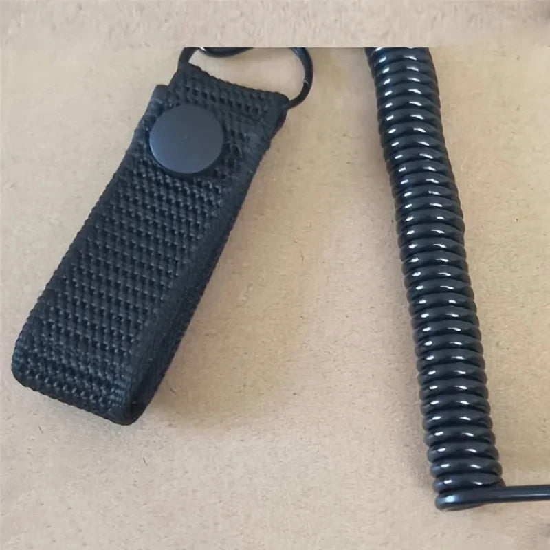 Dragonne Tactique Anti-perte Élastique - Protection Anti-vol, Anti-coupure, avec Mousqueton pour Armes de Poing et Accessoires BLACKBEARD OUTDOOR INDUSTRIES