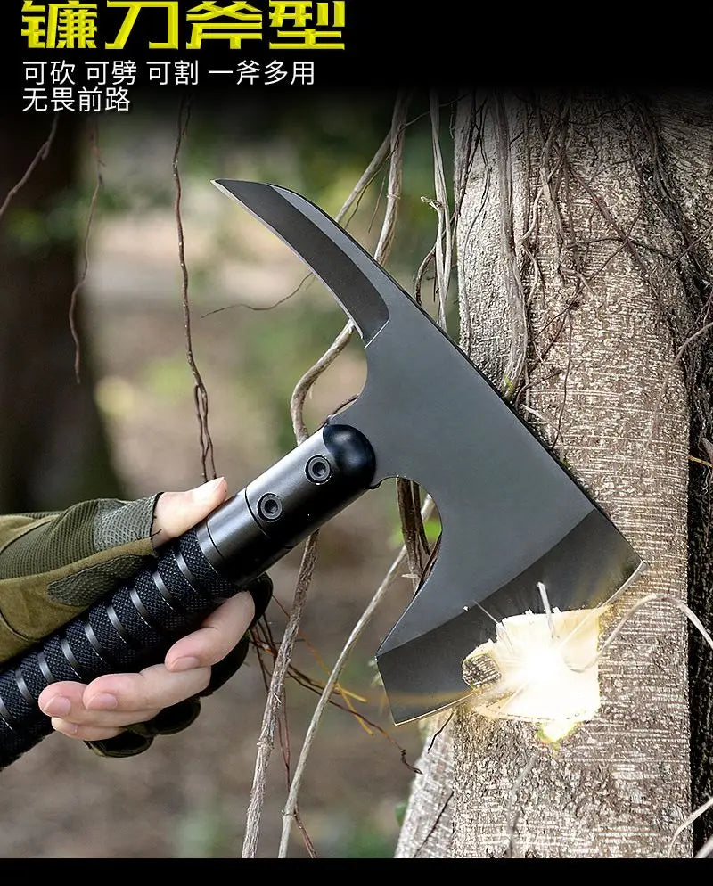 Hachette de Survie Multifonction - Tactique & Outil Multitool pour Camping - BLACKBEARD OUTDOOR INDUSTRIES