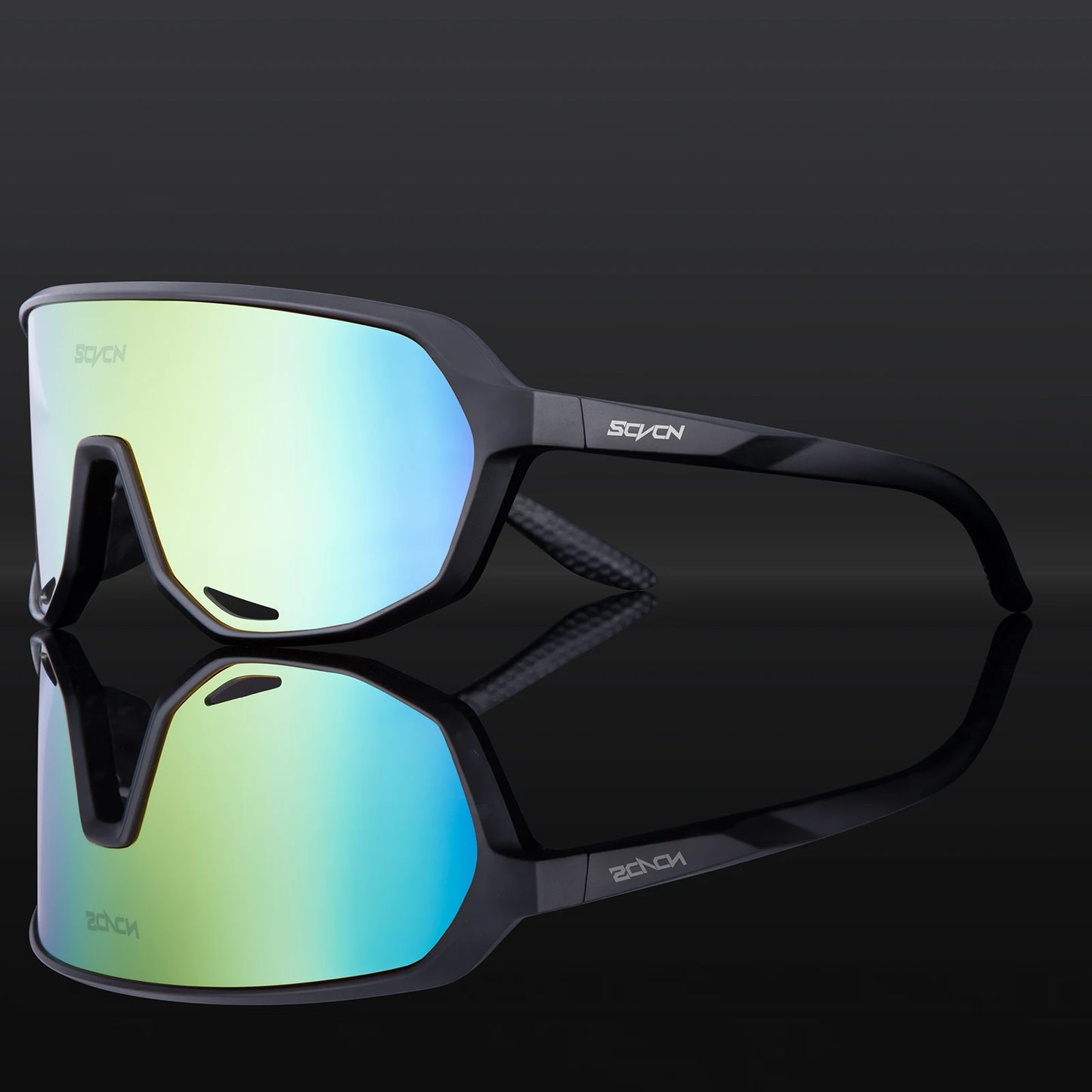 Lunettes de Vélo SCVCN UV400 - Lunettes de Sport pour Homme et Femme, Protection UV - BLACKBEARD OUTDOOR INDUSTRIES