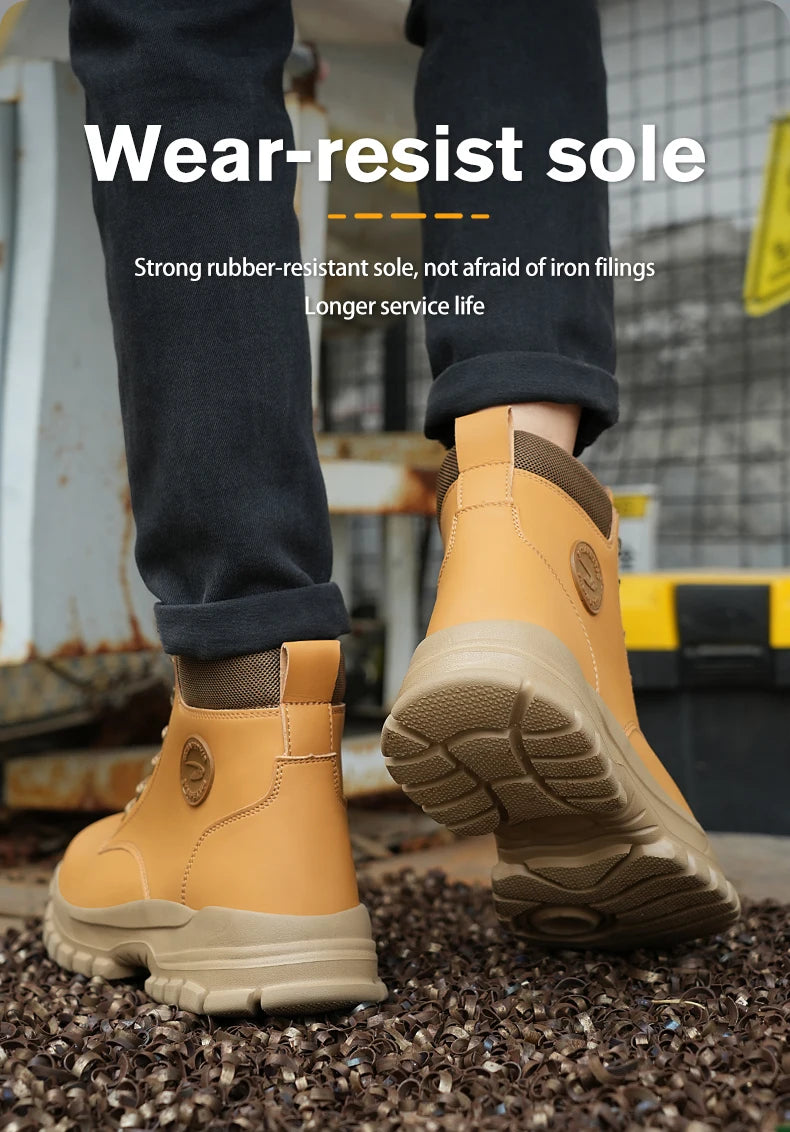 Chaussures de Sécurité Homme et Femme - Sneakers Anti-écrasement avec Embout Métallique, Bottes de Travail Indestructibles pour Construction - BLACKBEARD OUTDOOR INDUSTRIES