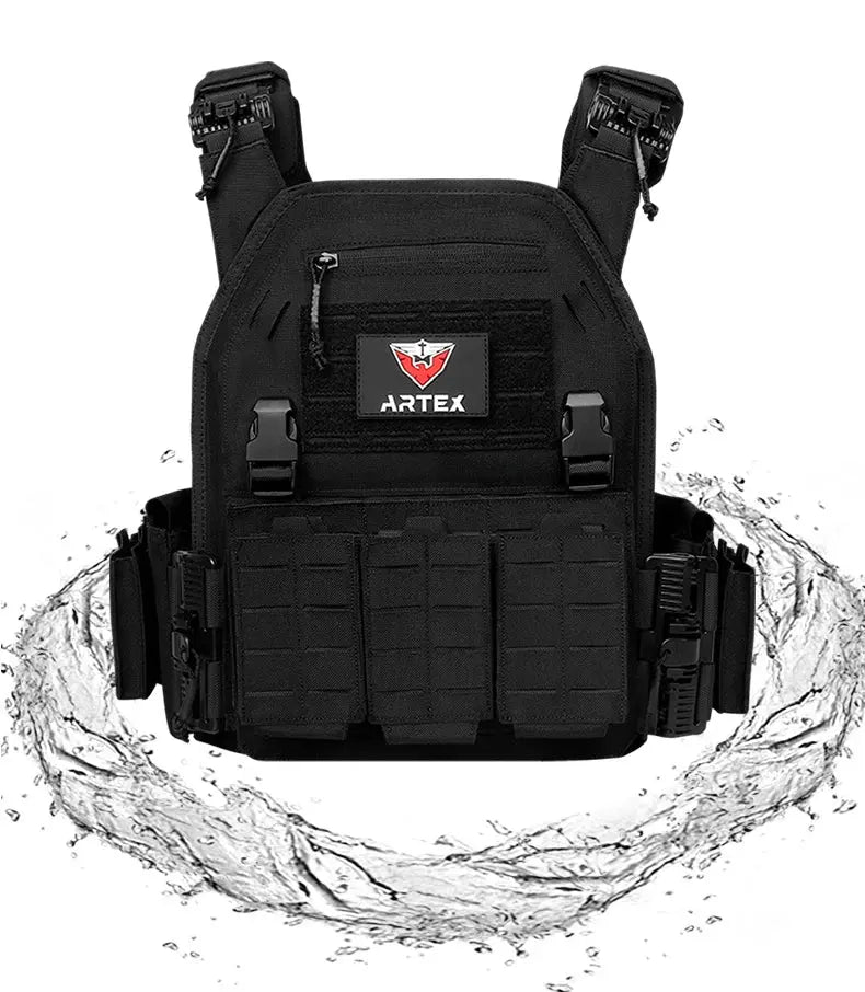 Gilet Tactique ARTEX Plate Carrier – Dégrafe Rapide, Molle Laser Cut, 1000D Ma boutique