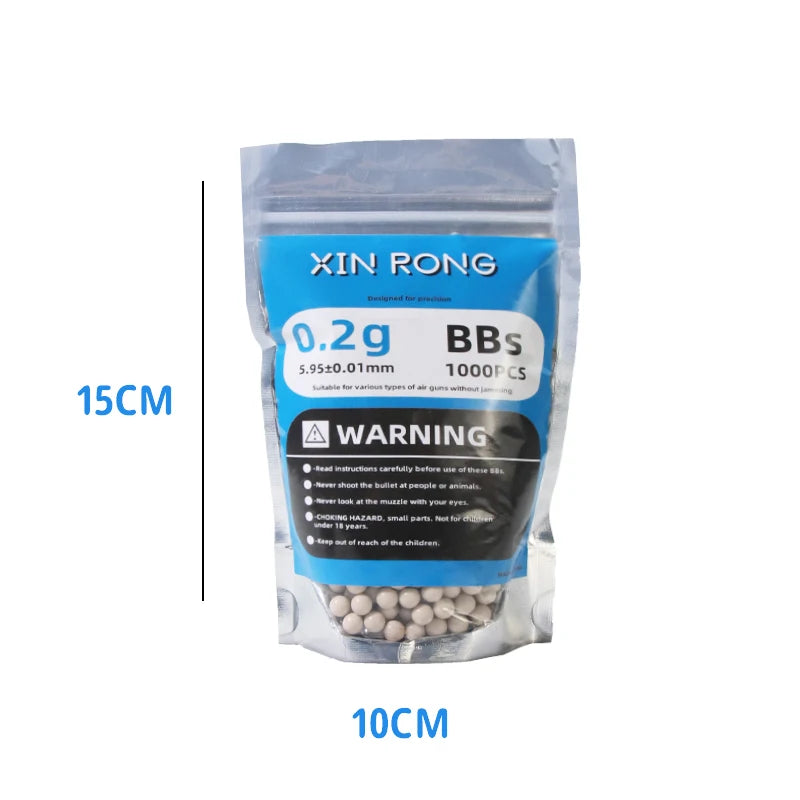 1000 Rounds Airsoft 6mmm BBs Bullets 0.12g0.25g Ma boutique