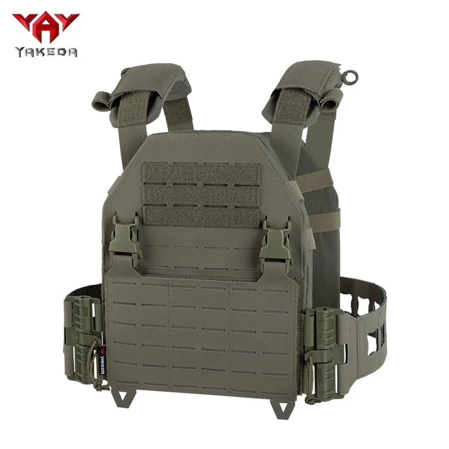Gilet Tactique à Libération Rapide YAKEDA – Gilet de Protection pour Homme, Porte-plaques, Armure de Combat, Entraînement en Extérieur et Airsoft BLACKBEARD OUTDOOR INDUSTRIES