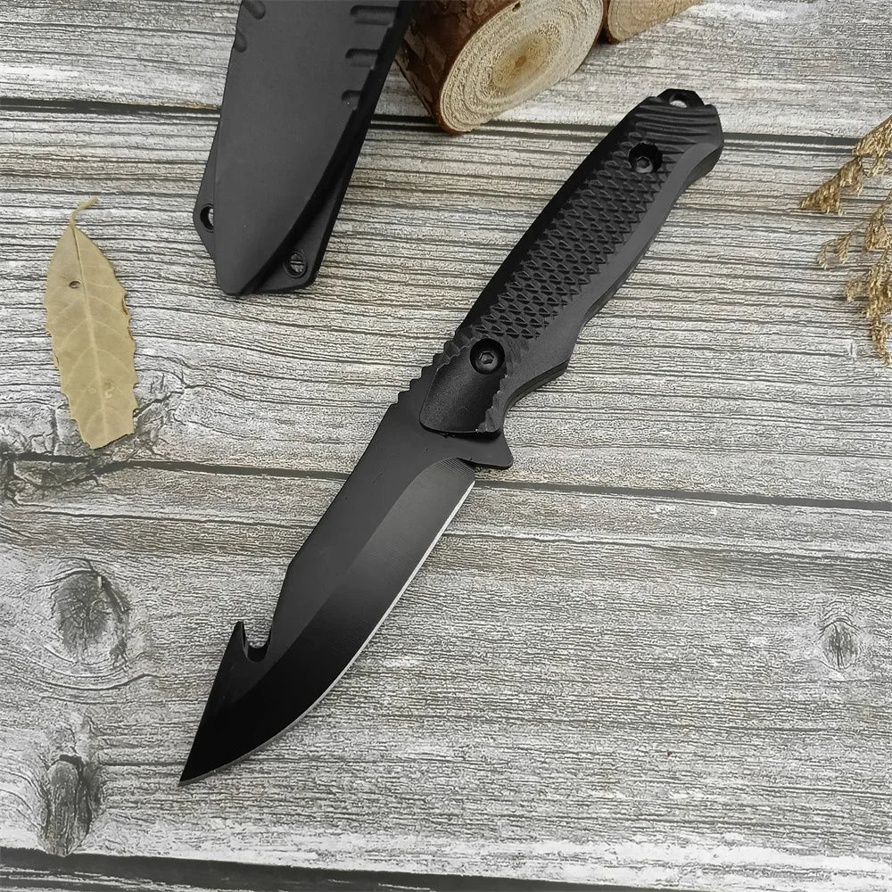 Couteau Pliant Haute Dureté avec Étui – Portable pour Camping, BBQ, Plongée et Épluchage de Fruits - BLACKBEARD OUTDOOR INDUSTRIES