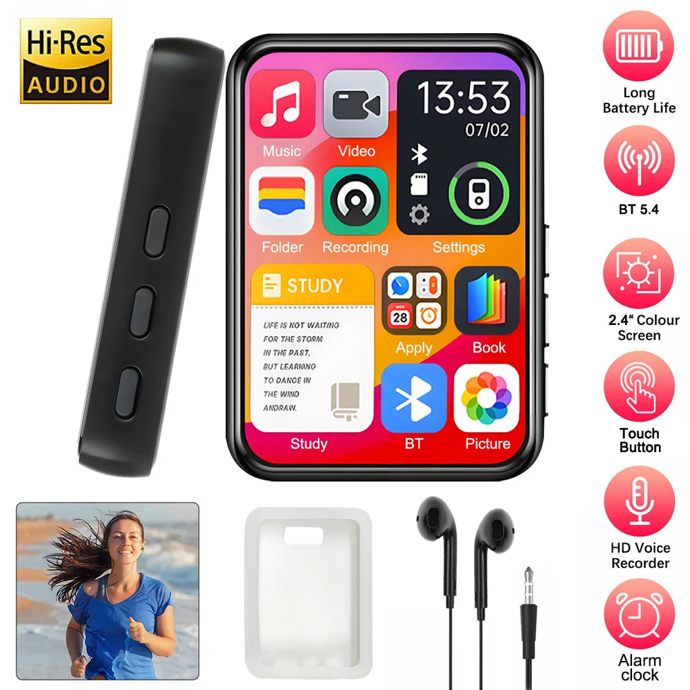 Lecteur MP3 Bluetooth 5.4 – AideeMaster 128 Go - BLACKBEARD OUTDOOR INDUSTRIES