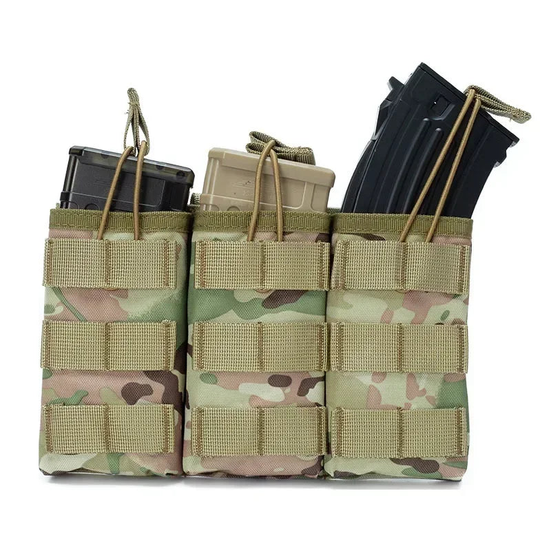 Poche Tactique MOLLE – Porte-Chargeur Simple, Double ou Triple – Compatible M4/M16/AR15 - BLACKBEARD OUTDOOR INDUSTRIES