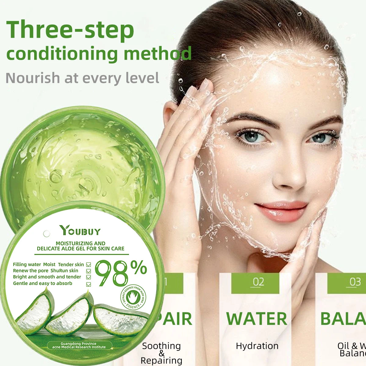 Gel Hydratant à l’Aloe Vera – Soin Visage Naturel & Éclaircissant - BLACKBEARD OUTDOOR INDUSTRIES