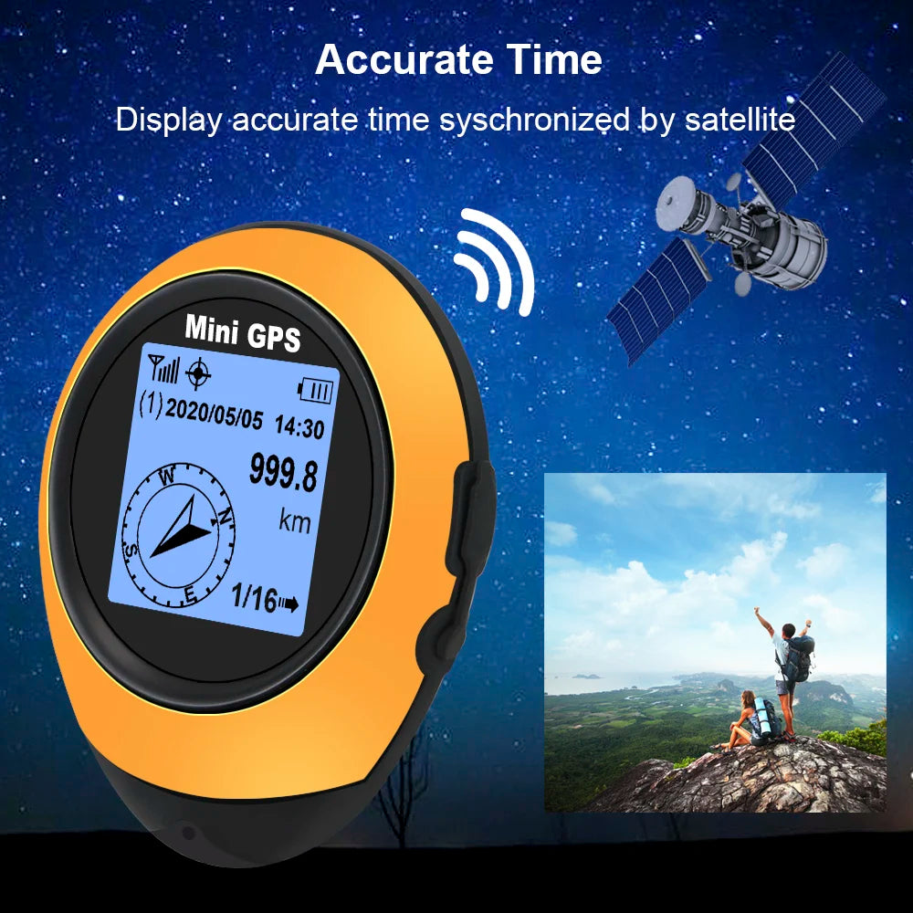 Mini GPS Portable de Haute Précision - boussole , Altimètre, Localisateur, Navigateur pour Sports de Plein Air, Voyage et Randonnée - BLACKBEARD OUTDOOR INDUSTRIES