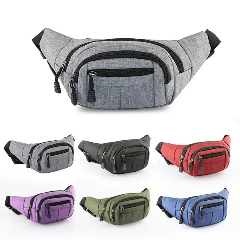 Sac Banane Homme Étanche – Style Coréen, Toile Oxford, Multi-usage - BLACKBEARD OUTDOOR INDUSTRIES