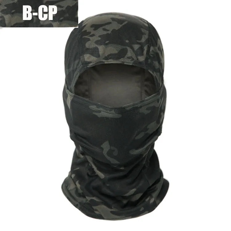 Masque Balaclava Tactique Multicam - Masque Complet de Protection du Visage, Chapeau de Cyclisme et Chasse, Camouflage, Écharpe Balaclava - BLACKBEARD OUTDOOR INDUSTRIES