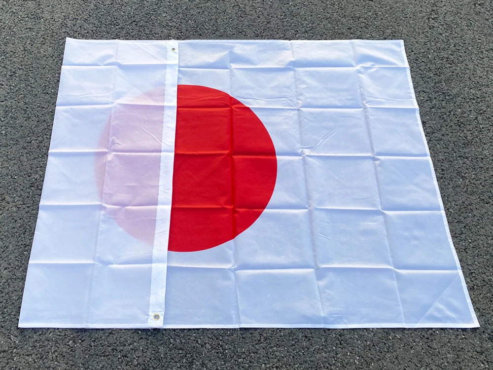 Drapeau National du Japon – 3x5 Pieds (90x150 cm) – Bannière de Haute Qualité en Polyester – Décoration Intérieure et Extérieure – Sans Mât BLACKBEARD OUTDOOR INDUSTRIES