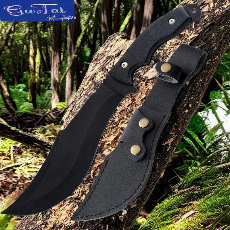Couteau de Randonnée Compact – Lame Fixe Tranchante Haute Dureté - BLACKBEARD OUTDOOR INDUSTRIES