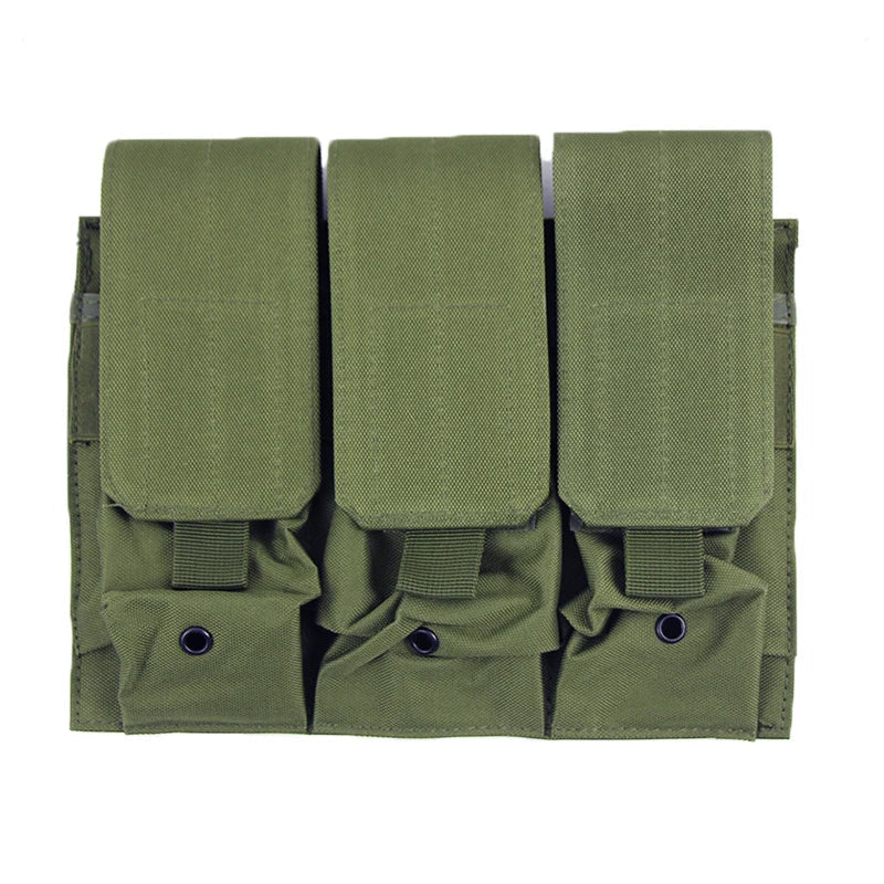 Poche Tactique MOLLE Triple ou Double – Porte-Chargeurs 5.56 / 7.62 – Airsoft, Paintball, Tir, Wargame - BLACKBEARD OUTDOOR INDUSTRIES