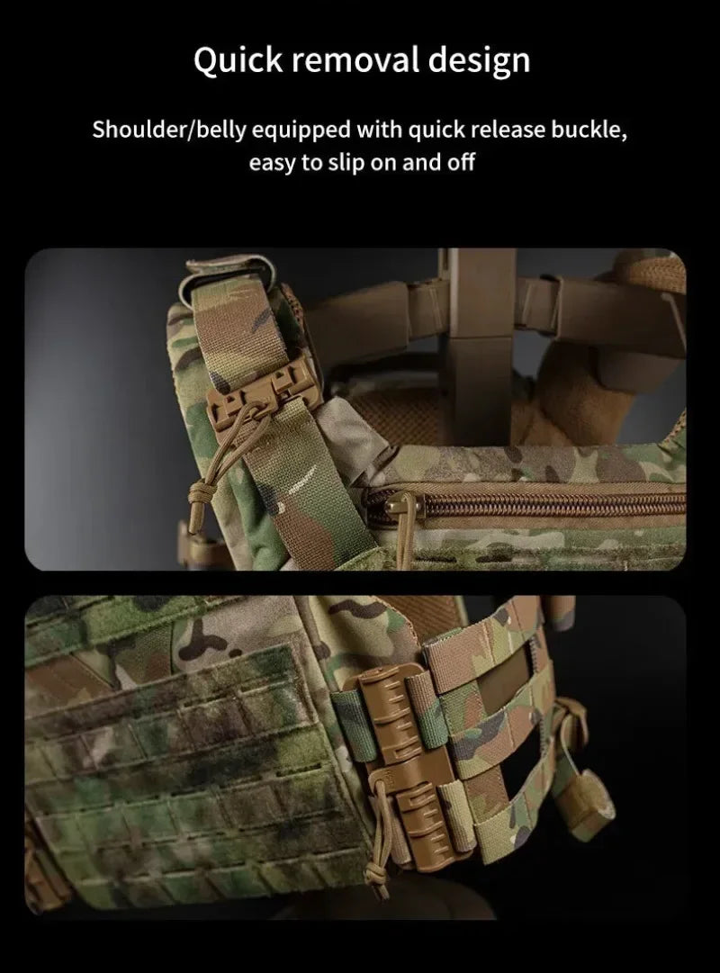 Porte-Plaques Tactique K19 3.0 – LEEDOAR | MOLLE Découpe Laser & Dégagement Rapide Ma boutique