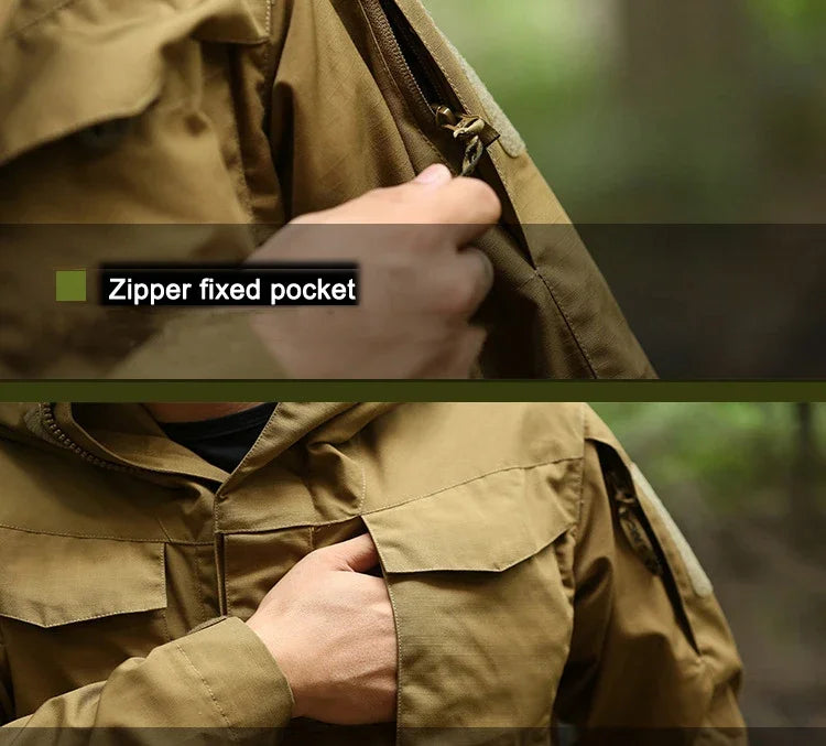 Veste M65 Tactique Militaire Homme – Hiver | Imperméable, Polaire, Chaude & Résistante - BLACKBEARD OUTDOOR INDUSTRIES