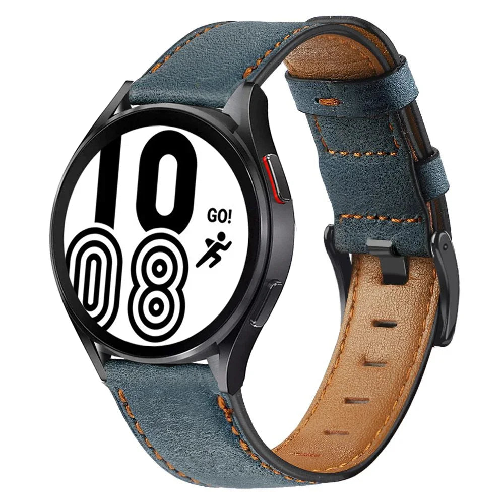 Bracelet en Cuir Rétro pour Montres Samsung Galaxy, Huawei, Amazfit et Plus - 20mm / 22mm BLACKBEARD OUTDOOR INDUSTRIES